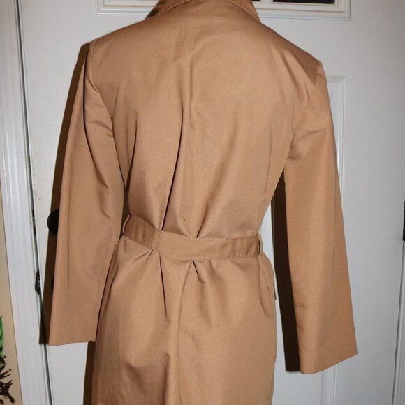 Sears vintage ladies raincoat trench coat no liner excellent - Picture 5 of 11